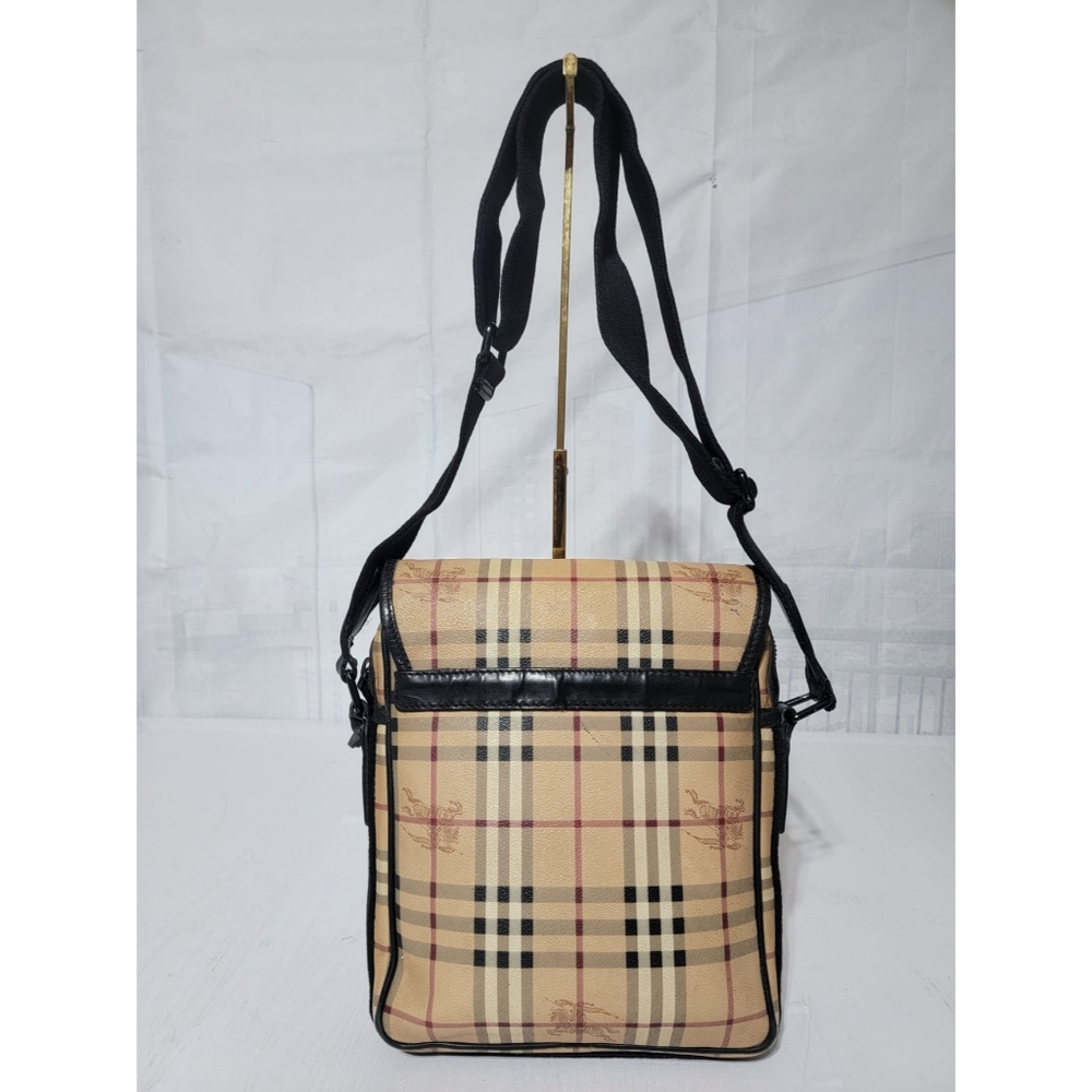 Authentic Burberry Beige/Black Messenger Crossbody Shoulder Bag - Picture 3 of 16